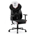 Fotel gamingowy DIABLO X-GAMER fotel czarno-biały DIABLO CHAIRS