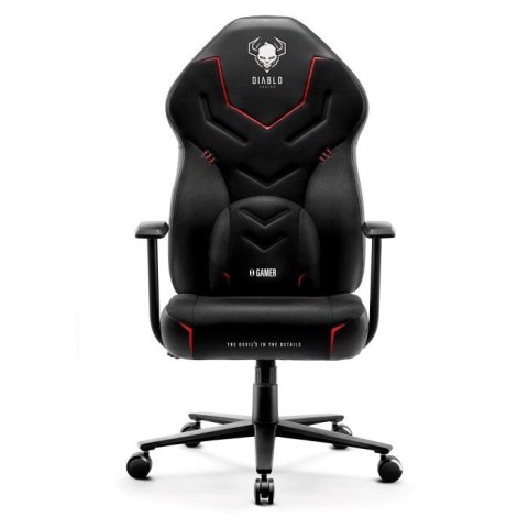Fotel gamingowy DIABLO X-GAMER fotel czarno-czarny DIABLO CHAIRS
