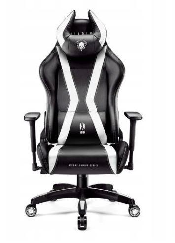 Fotel gamingowy DIABLO X-HORN 2.0 normal fotel czarno-biały DIABLO CHAIRS