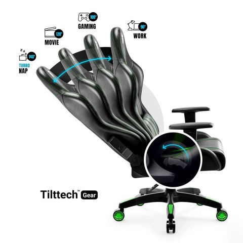 Fotel gamingowy DIABLO X-ONE 2.0 normal fotel czarno-zielony DIABLO CHAIRS Fotel gamingowy DIABLO X-ONE 2.0 normal fotel czarno-zielony DIABLO CHAIRS