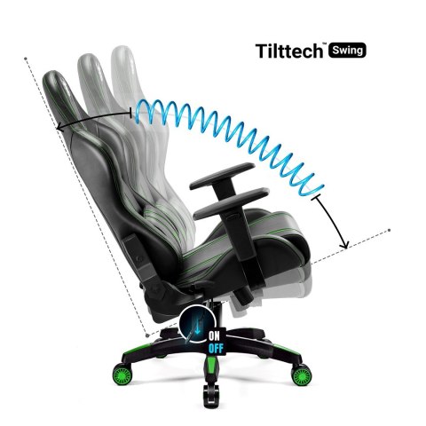Fotel gamingowy DIABLO X-ONE 2.0 normal fotel czarno-zielony DIABLO CHAIRS Fotel gamingowy DIABLO X-ONE 2.0 normal fotel czarno-zielony DIABLO CHAIRS