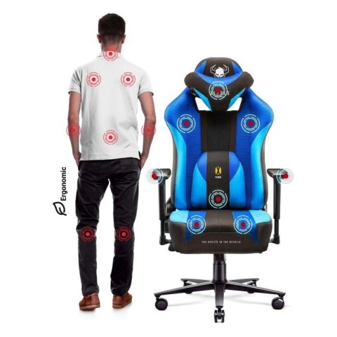 Fotel gamingowy DIABLO X-PLAYER 2.0 Frost Black normal fotel DIABLO CHAIRS Fotel gamingowy DIABLO X-PLAYER 2.0 Frost Black normal fotel DIABLO CHAIRS