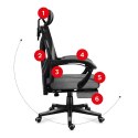 Fotel gamingowy Huzaro Combat 5.0 Grey Huzaro
