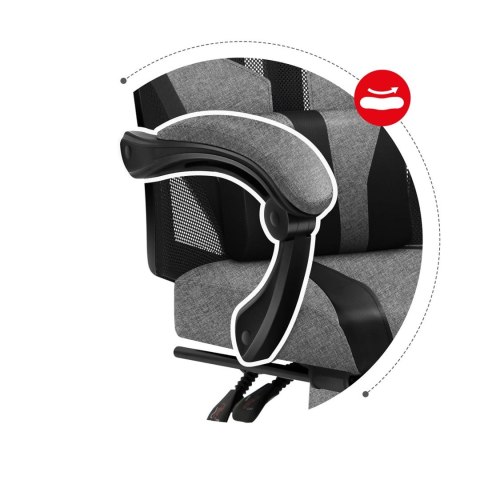 Fotel gamingowy Huzaro Combat 5.0 Grey Huzaro Fotel gamingowy Huzaro Combat 5.0 Grey Huzaro