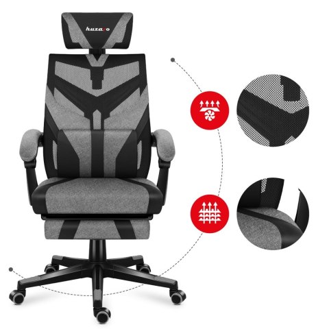 Fotel gamingowy Huzaro Combat 5.0 Grey Huzaro Fotel gamingowy Huzaro Combat 5.0 Grey Huzaro