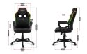 Fotel gamingowy Huzaro Force 2.5 RGB Mesh Huzaro