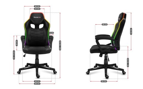 Fotel gamingowy Huzaro Force 2.5 RGB Mesh Huzaro Fotel gamingowy Huzaro Force 2.5 RGB Mesh Huzaro