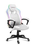 Fotel gamingowy Huzaro Force 2.5 RGB WHITE MESH Huzaro