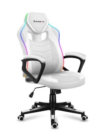 Fotel gamingowy Huzaro Force 2.5 RGB WHITE MESH Huzaro Fotel gamingowy Huzaro Force 2.5 RGB WHITE MESH Huzaro