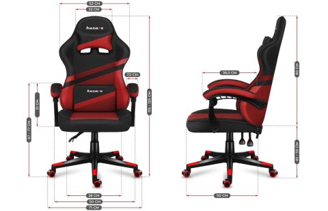 Fotel gamingowy Huzaro Force 4.4 Red Mesh Huzaro Fotel gamingowy Huzaro Force 4.4 Red Mesh Huzaro