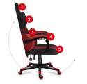 Fotel gamingowy Huzaro Force 4.4 Red Mesh Huzaro