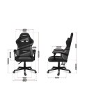 Fotel gamingowy Huzaro Force 4.4 White Mesh Huzaro