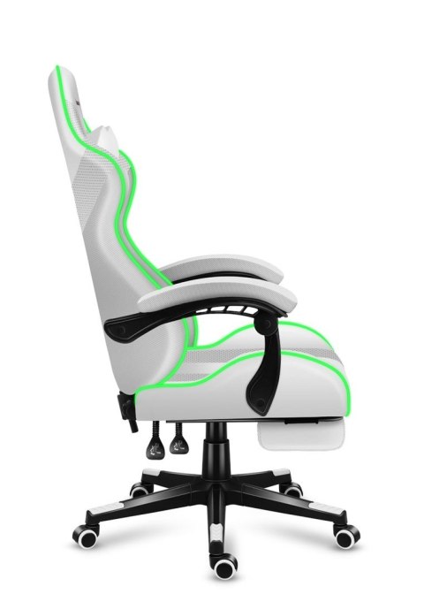 Fotel gamingowy Huzaro Force 4.7 RGB White Huzaro Fotel gamingowy Huzaro Force 4.7 RGB White Huzaro