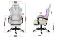 Fotel gamingowy Huzaro Force 4.7 RGB White Huzaro