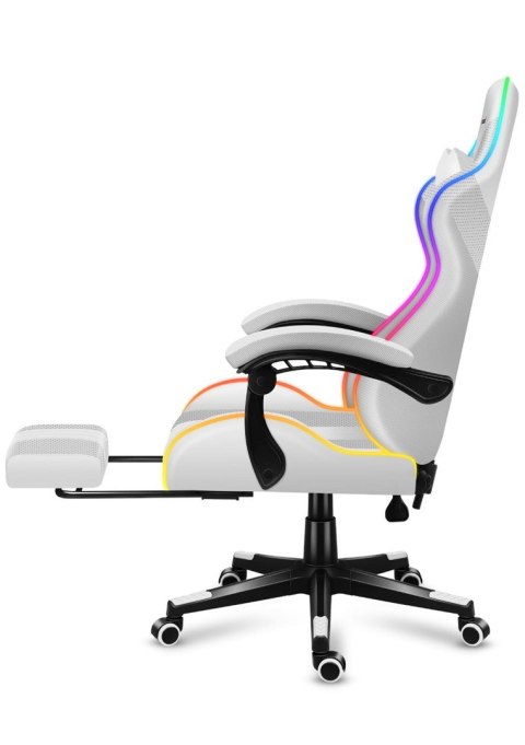 Fotel gamingowy Huzaro Force 4.7 RGB White Huzaro Fotel gamingowy Huzaro Force 4.7 RGB White Huzaro