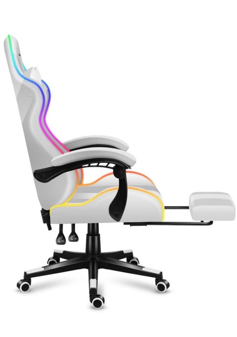 Fotel gamingowy Huzaro Force 4.7 RGB White Huzaro Fotel gamingowy Huzaro Force 4.7 RGB White Huzaro