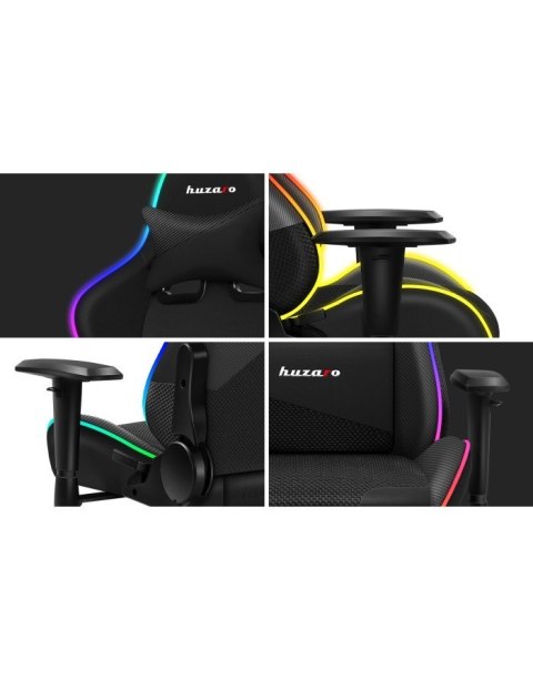 Fotel gamingowy Huzaro Force 6.2 Black RGB Huzaro Fotel gamingowy Huzaro Force 6.2 Black RGB Huzaro