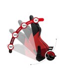 Fotel gamingowy Huzaro Force 6.2 Red Mesh Huzaro