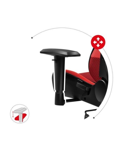 Fotel gamingowy Huzaro Force 6.2 Red Mesh Huzaro Fotel gamingowy Huzaro Force 6.2 Red Mesh Huzaro