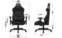 Fotel gamingowy Huzaro Force 7.6 Black Huzaro