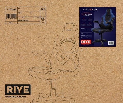 Fotel gamingowy TRUST GXT703B RIYE GAMING CHAIR BLUE Trust Fotel gamingowy TRUST GXT703B RIYE GAMING CHAIR BLUE Trust