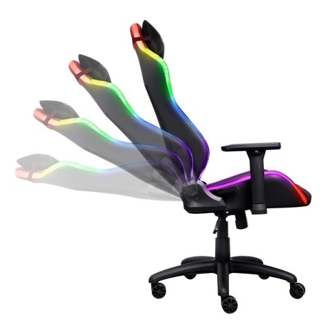 Fotel gamingowy TRUST GXT719 RUYA RGB czarne (25185) Trust Fotel gamingowy TRUST GXT719 RUYA RGB czarne (25185) Trust