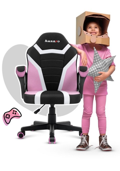Fotel gamingowy dla dziecka HZ-Ranger 1.0 pink mesh Huzaro Fotel gamingowy dla dziecka HZ-Ranger 1.0 pink mesh Huzaro