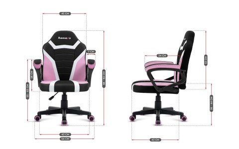 Fotel gamingowy dla dziecka HZ-Ranger 1.0 pink mesh Huzaro Fotel gamingowy dla dziecka HZ-Ranger 1.0 pink mesh Huzaro