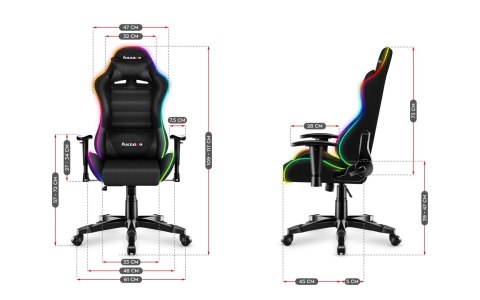 Fotel gamingowy dla dziecka Huzaro Ranger 6.0 RGB Mesh Huzaro Fotel gamingowy dla dziecka Huzaro Ranger 6.0 RGB Mesh Huzaro