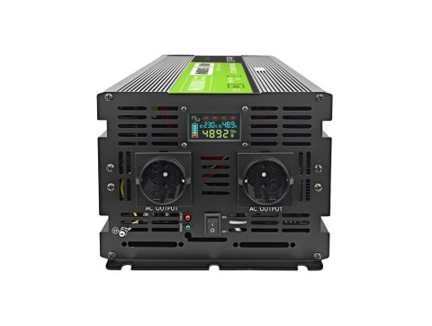 GREEN CELL PRZETWORNICA LCD 48V/230V 5000W/10000W CZYSTY SINUS INVGC48P5000LCD Green Cell GREEN CELL PRZETWORNICA LCD 48V/230V 5000W/10000W CZYSTY SINUS INVGC48P5000LCD Green Cell