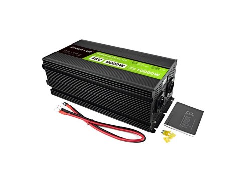 GREEN CELL PRZETWORNICA LCD 48V/230V 5000W/10000W CZYSTY SINUS INVGC48P5000LCD Green Cell GREEN CELL PRZETWORNICA LCD 48V/230V 5000W/10000W CZYSTY SINUS INVGC48P5000LCD Green Cell