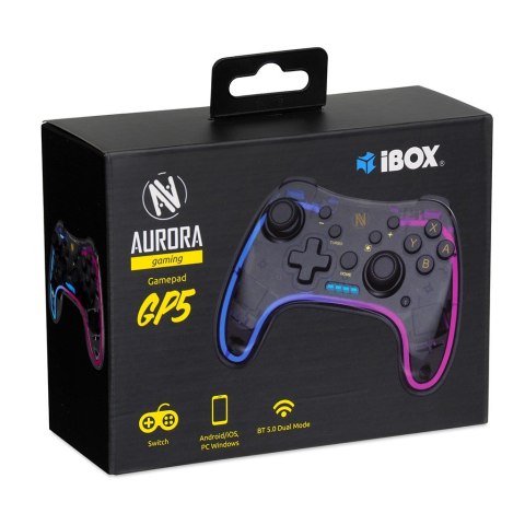 AURORA GAMEPAD GP5 KONTROLER SWITCH, ANDROID, IOS IBOX AURORA GAMEPAD GP5 KONTROLER SWITCH, ANDROID, IOS IBOX