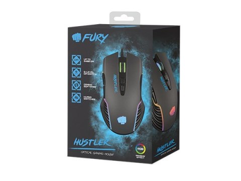 FURY MYSZ DLA GRACZY HUSTLER 6400DPI RGB NFU-1698 FURY FURY MYSZ DLA GRACZY HUSTLER 6400DPI RGB NFU-1698 FURY