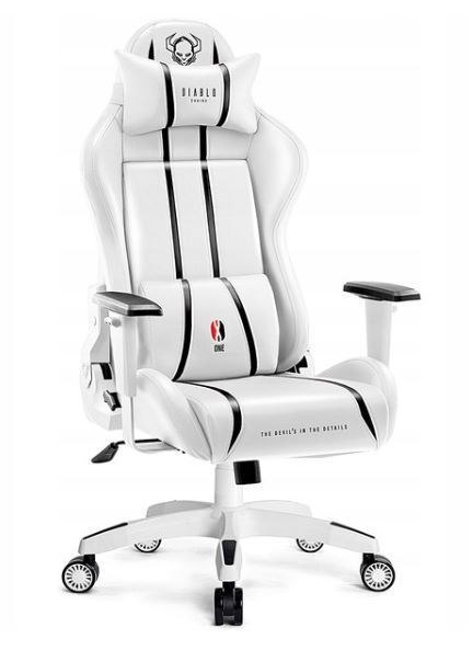Fotel gamingowy DIABLO X-ONE 2.0 normal fotel biało-czarny DIABLO CHAIRS Fotel gamingowy DIABLO X-ONE 2.0 normal fotel biało-czarny DIABLO CHAIRS