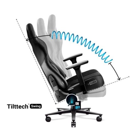 Fotel gamingowy DIABLO X-PLAYER 2.0 king fotel czarno-czarny DIABLO CHAIRS Fotel gamingowy DIABLO X-PLAYER 2.0 king fotel czarno-czarny DIABLO CHAIRS