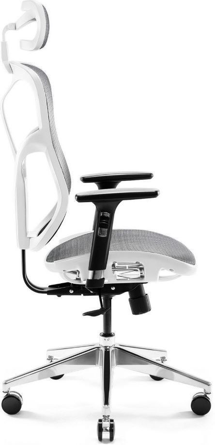 Fotel gamingowy DIABLO V-BASIC fotel biało-szary DIABLO CHAIRS Fotel gamingowy DIABLO V-BASIC fotel biało-szary DIABLO CHAIRS