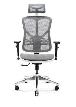 Fotel gamingowy DIABLO V-BASIC fotel biało-szary DIABLO CHAIRS Fotel gamingowy DIABLO V-BASIC fotel biało-szary DIABLO CHAIRS