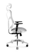 Fotel gamingowy DIABLO V-BASIC fotel biało-szary DIABLO CHAIRS