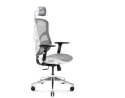 Fotel gamingowy DIABLO V-BASIC fotel biało-szary DIABLO CHAIRS