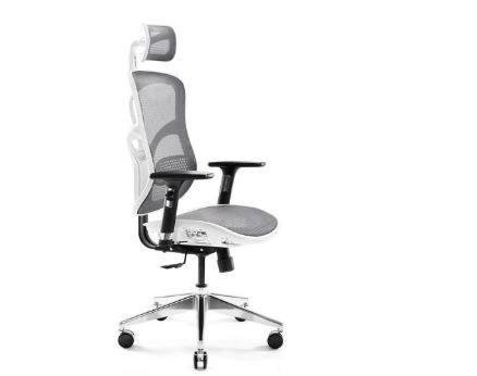 Fotel gamingowy DIABLO V-BASIC fotel biało-szary DIABLO CHAIRS Fotel gamingowy DIABLO V-BASIC fotel biało-szary DIABLO CHAIRS