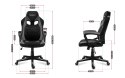 Fotel gamingowy HZ-Force 2.5 Grey Mesh (WYPRZEDAŻ) Huzaro