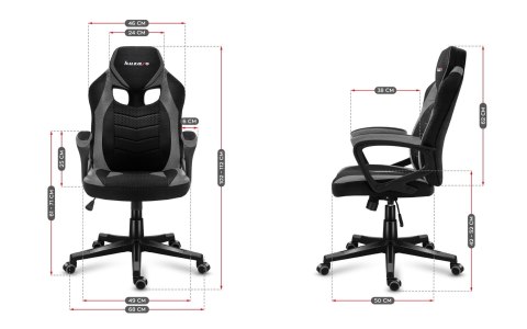 Fotel gamingowy HZ-Force 2.5 Grey Mesh (WYPRZEDAŻ) Huzaro Fotel gamingowy HZ-Force 2.5 Grey Mesh (WYPRZEDAŻ) Huzaro