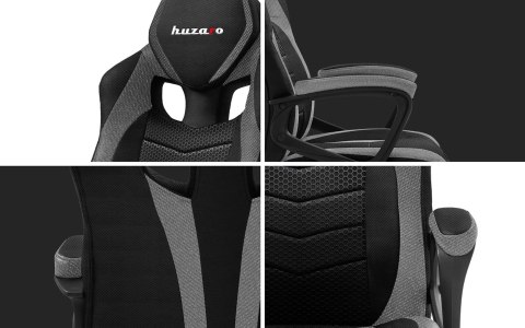 Fotel gamingowy HZ-Force 2.5 Grey Mesh (WYPRZEDAŻ) Huzaro Fotel gamingowy HZ-Force 2.5 Grey Mesh (WYPRZEDAŻ) Huzaro