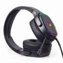 GEMBIRD GAMINGOWY ZESTAW SŁUCHAWKOWY 7.1 NA USB Z PODŚWIETLENIEM RGB GEMBIRD