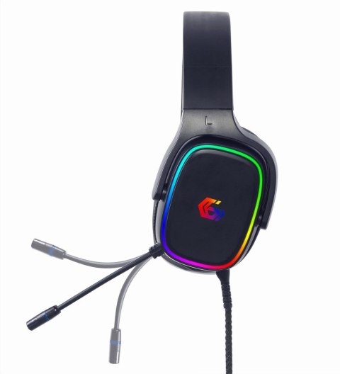 GEMBIRD GAMINGOWY ZESTAW SŁUCHAWKOWY 7.1 NA USB Z PODŚWIETLENIEM RGB GEMBIRD GEMBIRD GAMINGOWY ZESTAW SŁUCHAWKOWY 7.1 NA USB Z PODŚWIETLENIEM RGB GEMBIRD