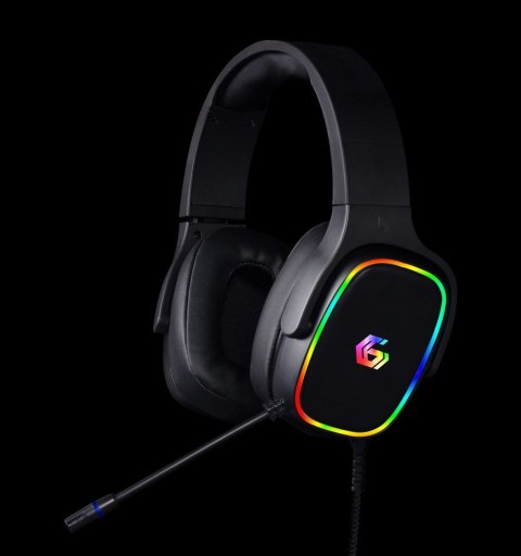 GEMBIRD GAMINGOWY ZESTAW SŁUCHAWKOWY 7.1 NA USB Z PODŚWIETLENIEM RGB GEMBIRD GEMBIRD GAMINGOWY ZESTAW SŁUCHAWKOWY 7.1 NA USB Z PODŚWIETLENIEM RGB GEMBIRD