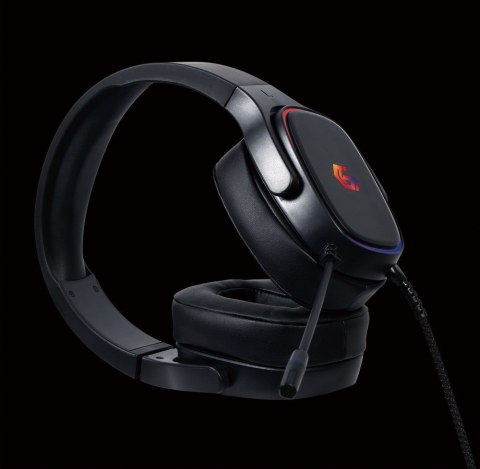 GEMBIRD GAMINGOWY ZESTAW SŁUCHAWKOWY 7.1 NA USB Z PODŚWIETLENIEM RGB GEMBIRD GEMBIRD GAMINGOWY ZESTAW SŁUCHAWKOWY 7.1 NA USB Z PODŚWIETLENIEM RGB GEMBIRD