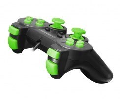 Gamepad kontroler Esperanza TROOPER EGG107G (PC, PS3; kolor czarno-zielony) Esperanza Gamepad kontroler Esperanza TROOPER EGG107G (PC, PS3; kolor czarno-zielony) Esperanza