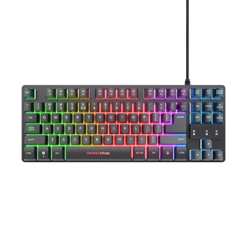 Klawiatura gamingowa TRUST GXT833 THADO TKL US Trust Klawiatura gamingowa TRUST GXT833 THADO TKL US Trust