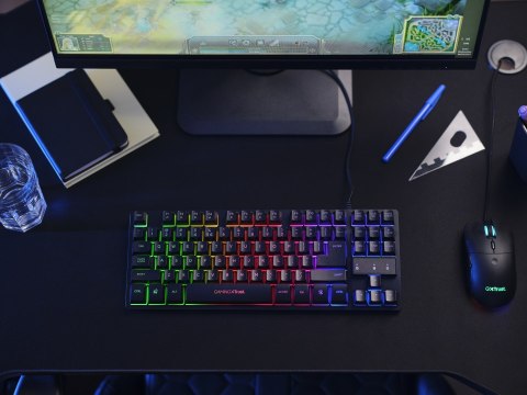 Klawiatura gamingowa TRUST GXT833 THADO TKL US Trust Klawiatura gamingowa TRUST GXT833 THADO TKL US Trust